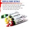 Professional 12 Color Set of Acrylic Paint in 12ml Tubes - Rich Pigment Vivid Colors for Artists, Students, Beginners, Kids, Adults - Canvas, Portrait Paintings, Wood, Craft, Hobby